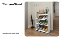 Space-Saving Multi-Layer Shoe Rack Adjustable Shelves Narrow Shoe Vertical Organizer Easy Assembly Household Storage Sturdy for Apartment Dwellers, Homeowners, Small Areas, Entryway, Hallway, Bedroom
