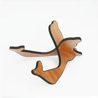 Foldable Wooden Guitar Stand Easy to Carry X Guitar Stand Decorative Music Accessory Long-Lasting for Studio, Stage
