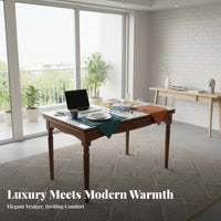 Folding Dining Set Foldable Design Gateleg Table with Storable Chairs