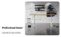 Adjustable Dance Barre Floor-Standing Freestanding Dance Bar Wall Mounted Dance Bar for Children, Dancers
