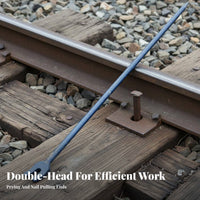 Railway Fastener Puller Heavy Duty Railroad Track Tool Single-Piece Ly Molded Nail Puller for Professionals, Emergency Urgent Help, Garage