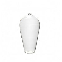 Clear Glass Vase Stable Flat Base Decor Piece 2 Mm Thick for Dried Flowers