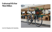 Large Capacity Front Bike Basket Long-Lasting Metal Mesh Bike Basket Easy Installation for Shopping, Commuting