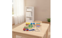10 Pieces Wooden Music Percussion Toy Wooden Percussion Set Portable Tambourine for Young Children