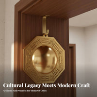 Ward off S Negative Energy Chinese Bagua Mirror Auspicious Convex Concave Bagua Mirror Brings Good Fortune Chinese Safeguarding Amulet Traditional Design for Homeowners, Spiritually-Minded People, Business Owners, Doorway, Home Entrance, Balcony