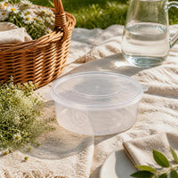 Disposable Picnic Compartment Set with Fruit Platter and Hot Pot Takeaway Boxes