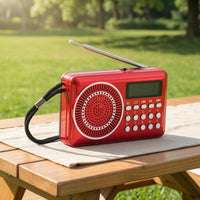 Portable Radio USB and SD Card Support Rechargeable Radio Built-in Speaker