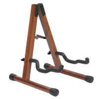 Detachable Solid Wood Instrument Stand Universal Fit Wooden Guitar Stand Padded Protection Triangular Instrument Holder for Guitarists