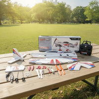 RC Aerobatic Airplane Brushless Fixed-Wing RC Airplane 6-Channel Remote Control Plane with for Hobby Flyers, Beginners, Parks