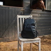 Horse Riding Equipment Backpack Large Capacity Equestrian Backpack Multi-Compartment Riding Helmet and Boot Bag for Equestrians, Riders