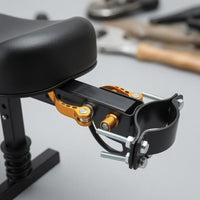 Clamp Mount Front Bike Child Seat Compact Front Scooter Child Seat Adjustable Toddler Bike Saddle