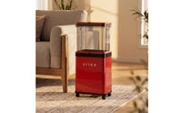 Two-levelHeight Trash Bin with Wheels Transparent Rolling Garbage Can Rectangular Mobile Waste Bin Long-Lasting for Kitchen, Living Room