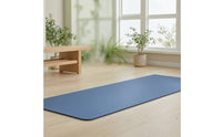 Non-Slip Exercise Mat with Carrying Strap and Bag Water-Absorbing Exercise Mat with Carry Bag Portable Cushioned for Yogis, Fitness Enthusiasts, Home Workouts, Stretching