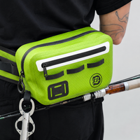 Polyurethane Waterproof Bag 3L Fishing Waist Bag Hip Bag Fishing Gear Storage Compatible with Lure Cases