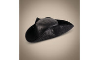 Tricorn Pirate Hat Distressed Tricorn Hat Structured for Halloween, Theater