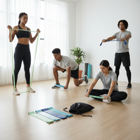 Resistance Loop Bands Set for Yoga, Pilates, and Strength Training - High Elasticity, Anti-Break