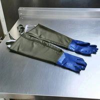 Waterproof Long Sleeve Work Gloves Heavy-Duty Gloves with Non-Slip Grip Wear-Resistant Thickened for Dishwashing