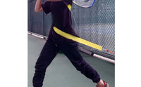 Tennis Training Strap Singlemonolithic Practice Tool with Elastic Cord Wear-Resistant Sport Equipment for Pre-Match Routines