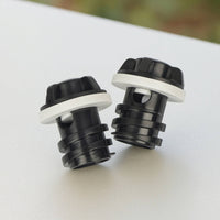 2 Pieces Leakproof Cooler Drain Plug Replacement Leak-Proof Cooler Drain Plug No Leaks Hardware Secure Fit for Campers, Anglers, Ice Chest, Camping