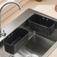 Kitchen Sink Drain Basket in 304 Stainless Steel, Fixed Square Sink Strainer, Vegetable Washing Basket, and Modern Sleek Kitchen Organiser
