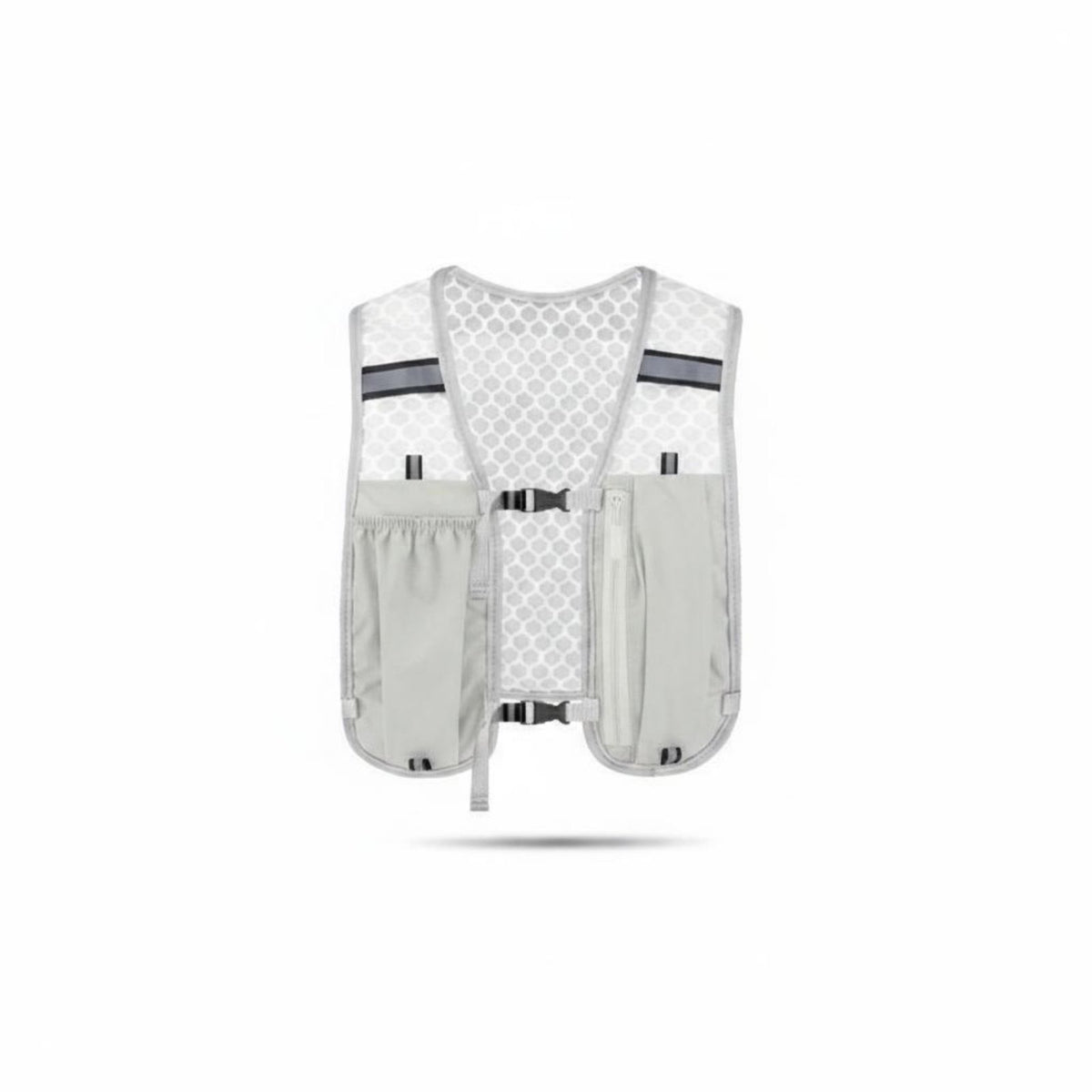 Lightweight Trail Running Hydration Vest Multiple Pockets Long-Distance Water Vest Adjustable Straps Hydration Backpack Breathable for Runners, Cyclists, Hikers, Hiking