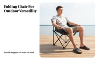 Folding Camping Chair Foldable Portable Picnic Chair Compact Folding Camping Stool for Campers, Gardeners, Hiking, Backyard, Gardening