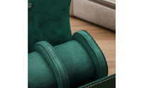 Leather Watch Travel Case Dustproof Portable Watch Holder Secure Storage Suede Interior for Display