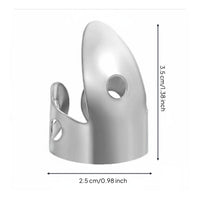 Metal Index Finger Pick Versatile Use Adjustable Pick Material Guitar Finger Sleeve for Guitarists, Instrumentalists