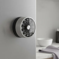 Mechanical Kitchen Timer Battery Kitchen Timer No Required Round Mechanical Timekeeper Clock for Students, Learning, Classroom