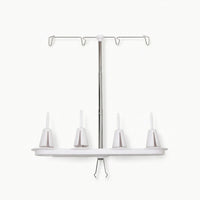 Four-Thread Spool Stand Space-Saving Thread Stand with Four Hooks Sewing Accessory Heavy-Duty Ergonomic for Quilters