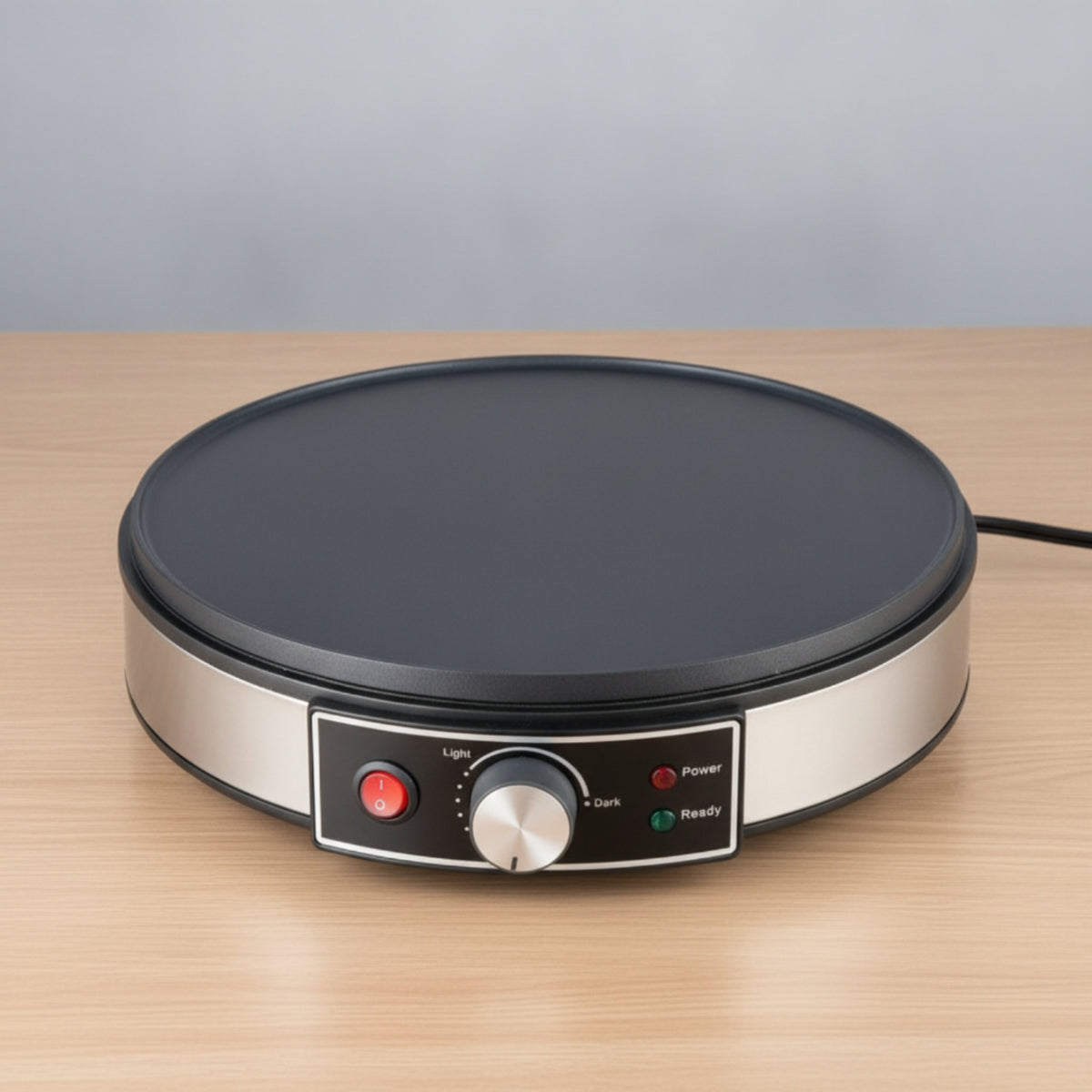Electric Electric Crepe Griddle Non Electric Crepe Griddle Adjustable Temperature Griddle for Families, Students, Kitchen, Apartment, Dorm
