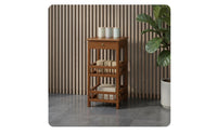 End Table New Chinese Design Sofa Table Simple Design Bedside Storage Rack for Living Room, Small Areas, Bedroom