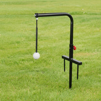 Golf Swing Practice Aid with Rope and Ball Outdoor Golf Swing Practice Aid Adjustable Portable for Beginners, Backyard