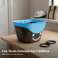 Lightweight Children's Cycle Front Basket Easy Installation children's Cycle Basket Sturdy for Girls, Toddlers, Outdoor Cycling, Park