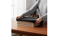 Dustproof Vinyl Shelf Cover Snug-Fit Vinyl Storage Cover Stretchy Dust Case Reusable for Audiophiles