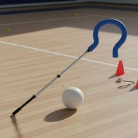 Indoor Outdoor Use Question Mark Hook Volleyball Coaching Aid Quick Adjustments Volleyball Spike Coaching Aid Stable Design Question Mark Ball Holder Non-Slip Foam Grip for Children, Coaches, Beginners, Backyard, Gym, Beach