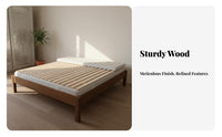 Foldable Wooden Bed Slats Box foundation Alternative Foldable Slat foundation Breathable Mattress Support for Adults, Students, Guest Room, Dormitory, Apartment