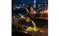 Solar Watering Can Light Automatic activation/off Hummingbird Garden Lamp Easy to Install Outdoor Decor for Yard