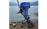 Outboard Motor Stand with Wheels Sturdy Dolly Long-Lasting for Marina