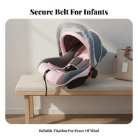 Portable Baby Rocker Rocking Function Newborn Carrying Basket Comfort Padding