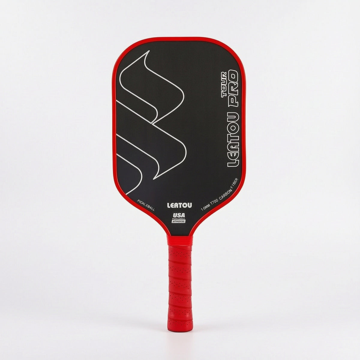Hot Pressed Carbon Fiber Pickleball Paddle Extended Pickleball Paddle Lightweight Sporting Goods Non-Slip for Adults