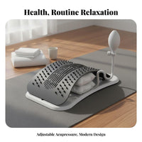 Ergonomic Design Adjustable Back Stretcher Portable Inflatable Stretcher Acupressure Massage Inflatable Spine Board Washable for Stretching Exercises Practiti Single Rs, Office Workers, Home, Floor, Bed, Gym