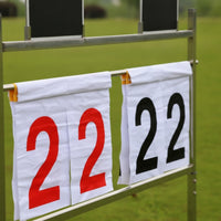 Scoreboard with Wheels Freestanding Mobile Scoreboard Portable Scorekeeper for Schools, Coaches, Training Training Periods