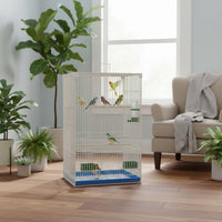 Large Bird Enclosure Extra Tall Pet Housing Coating for Living Room