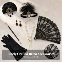 Dress-up Gear Gatsby Costume Set Cosplay Opera Gloves