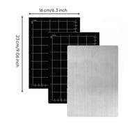 3 Pieces Gridded Mat Set Thin Die-Cutting Mat Set Replacement Plates Craft Tool