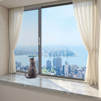 Window Screen Mesh Side-Sliding Retractable Screen Window Washable