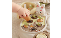 Infant Activity Table Toy Pastel Colors Farm Activity Table Rounded for Young Children, Infants
