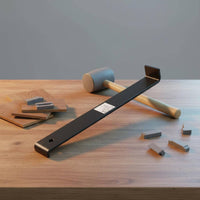 2 Pieces Easy Floorboard Joining Tapping Block Pull Bar Set Long-Lasting Laminate Floor Install Set Anti-Slip Grip Tapping Block for Installers, DIY Users, Home Repair
