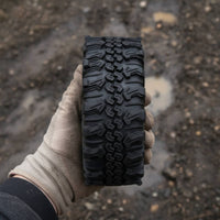 RC Crawler Tire with Sponge Insert Deep-Pattern RC Model Vehicle Tire Sidewall Support Wheel Foam Insert for Hobbyists